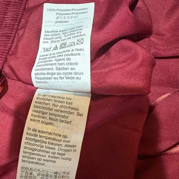 J Crew Mercantile Women's Mini Skirt Corduroy Burgundy Size 6 - Picture 8 of 8